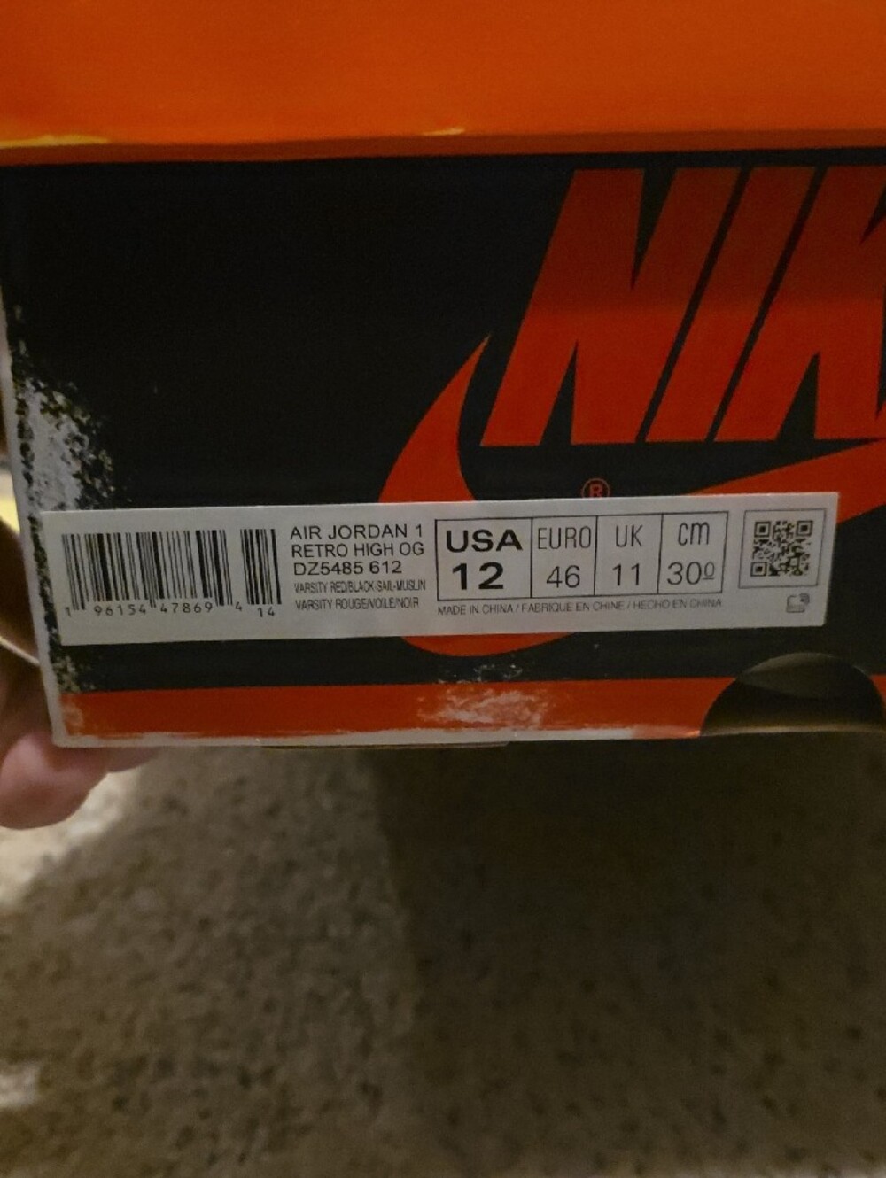 Nike Air Jordan 1 High - Red/White/Black - Picture 2 of 7